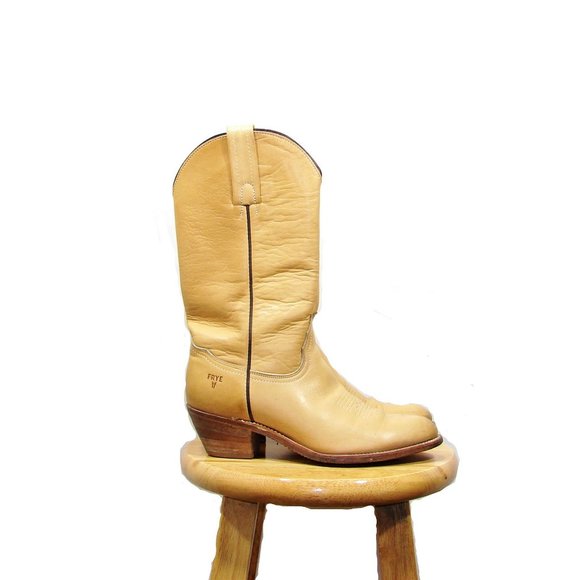 Frye Shoes - Frye Leather Cowgirl Boots
